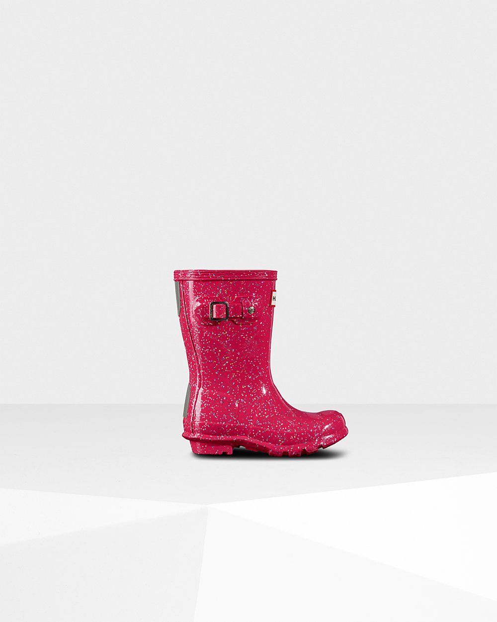 Kids Hunter Original Little Giant Glitter - Rain Boots Pink - 3984-EIWMG